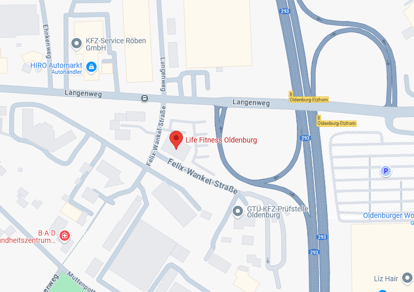 LIFE Fitness Oldenburg Standort