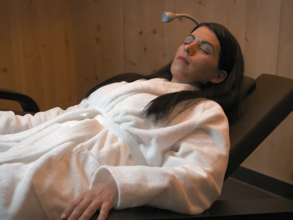 Infrarotliegen im Wellness- und Saunabereich im LIFE Fitness Oldenburg
